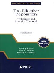 Cover of: Effective Deposition by Peter Hoffman, David Malone