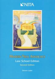 Cover of: Modern Trial Advocacy, Law School Edition