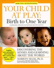 Cover of: Your child at play. by Marilyn M. Segal