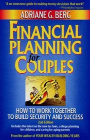 Cover of: Financial Planning for Couples by Adriane G. Berg