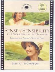 Cover of: Sense and Sensibility: The Screenplay and Diaries (Newmarket Shooting Script)