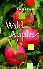 Cover of: Wild apples by Henry David Thoreau