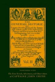 Cover of: The Generall Historie of Virginia Vol 2