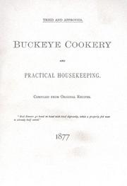 Cover of: Buckeye Cookery and Practical Housekeeping