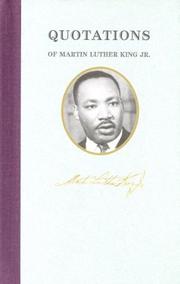 Cover of: Martin Luther King
