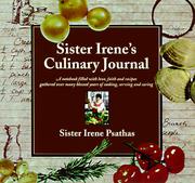 Cover of: Sister Irene's culinary journal by Irene Psathas