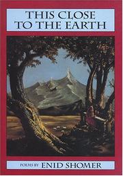 Cover of: This close to the earth