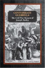 Cover of: Confederate Guerrilla by Joseph M. Bailey