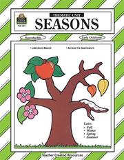 Cover of: Seasons Thematic Unit