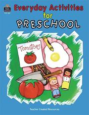 Cover of: Everyday activities for preschool