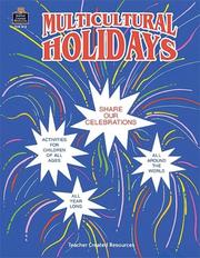 Cover of: Multicultural Holidays by JULIA JASMINE