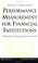 Cover of: The Ernst & Young Guide to Performance Measurement For Financial Institutions