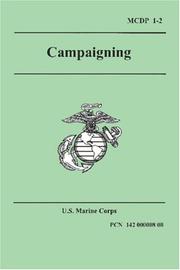 Cover of: Campaigning (Marine Corps Doctrinal Publication 1-2) (Marine Corps Doctrinal Publication)