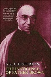Cover of: The Innocence of Father Brown by Gilbert Keith Chesterton