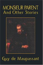 Cover of: Monsieur Parent and Other Stories