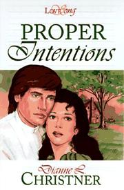 Cover of: Proper Intentions (Lovesong)