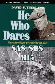 Cover of: He who dares by Sutherland, David