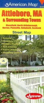 Arrow Maps Attleboro, Massachusetts & Surrounding Towns Pocket Map (American Map)