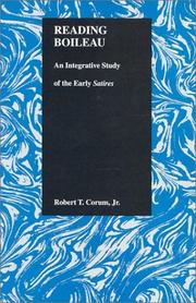 Reading Boileau by Robert T. Corum
