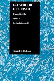 Cover of: Falsehood Disguised by Richard G. Hodgson