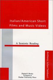 Cover of: Italian/American Short Films and Music Videos by Anthony Julian Tamburri, Anthony Julian Tamburri