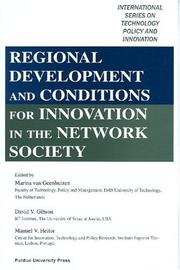 Cover of: Regional development and conditions for innovation in the network society