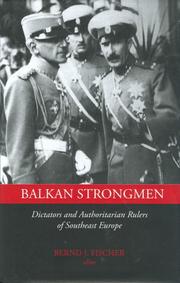 Cover of: Balkan Strongmen by Bernd J Fischer