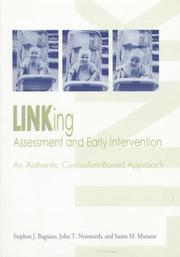 Cover of: Linking assessment and early intervention by Stephen J. Bagnato