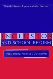 Cover of: Inclusion and school reform: transforming America's classrooms