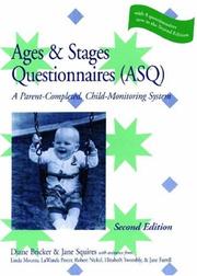 Cover of: Ages & stages questionnaires: a parent-completed, child-monitoring system