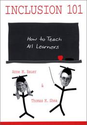 Cover of: Inclusion 101: how to teach all learners