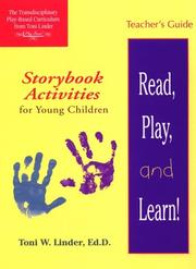 Cover of: Read, play, and learn! by Toni W. Linder