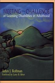 Cover of: Meeting the Challenge of Learning Disabilities in Adulthood