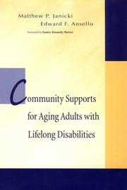 Cover of: Community Supports for Aging Adults With Lifelong Disabilities by 