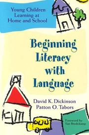 Cover of: Beginning Literacy With Language by 