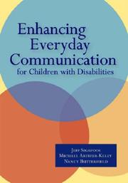 Cover of: Enhancing everyday communication for children with disabilities