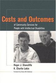 Cover of: Costs And Outcomes Of Community Services For People With Intellectual Disabilities by 