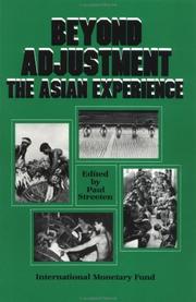 Cover of: Beyond Adjustment: The Asian Experience (Occasional Paper)