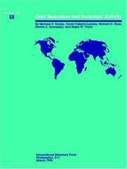 Cover of: Debt Reduction and Economic Activity