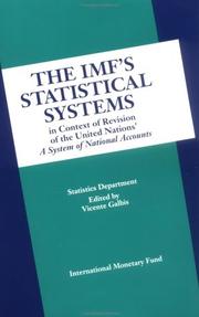 Cover of: The IMF's statistical systems in context of revision of the United Nations' A system of national accounts