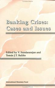 Cover of: Banking crises: cases and issues