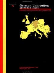 Cover of: German Unification by Leslie Lipschitz