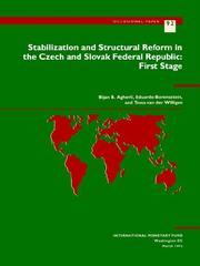 Cover of: Stabilization and structural reform in the Czech and Slovak Federal Republic: first stage