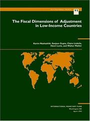 Cover of: The Fiscal dimensions of adjustment in low-income countries