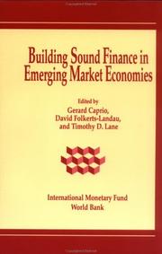Cover of: Building Sound Finance in Emerging Market Economies: Proceedings of a Conference Held in Washington, D.C., June 10-11, 1993