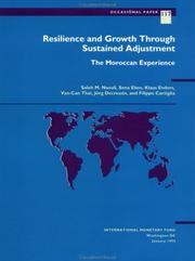 Cover of: Resilience and Growth Through Sustained Adjustment: The Moroccan Experience (Occasional Paper (Intl Monetary Fund))
