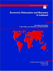 Cover of: Economic Dislocation and Recovery in Lebanon