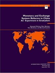 Monetary and exchange system reforms in China cover