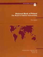 Cover of: National Bank of Poland: the road to indirect instruments