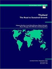 Cover of: Thailand: the road to sustained growth